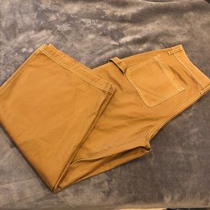 Wide leg utility pants